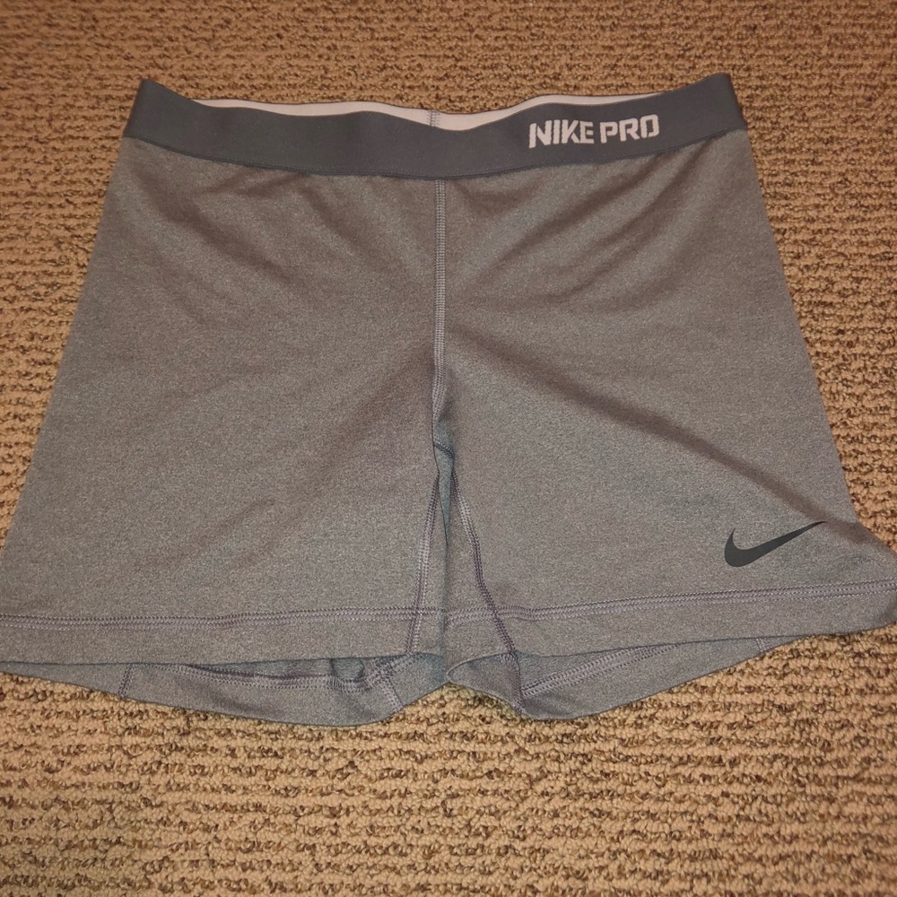 Gray Nike Pros